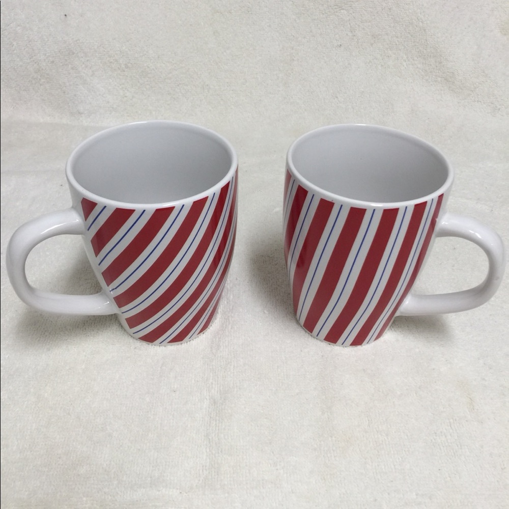 Candy-stripe mugs set of 2